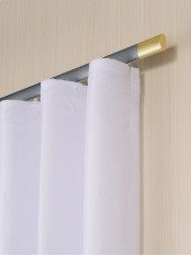 Warrego CHR107 New Design Black Grey Chanpagne Gold S Fold/Wave Fold Curtain Rails Ceiling/Wall Mount