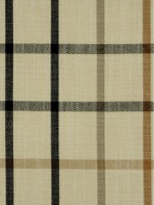 Hudson Yarn Dyed Small Plaid Blackout Custom Made Curtains (Color: Black)