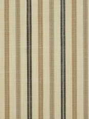 Hudson Yarn Dyed Striped Blackout Custom Made Curtains (Color: Khaki)