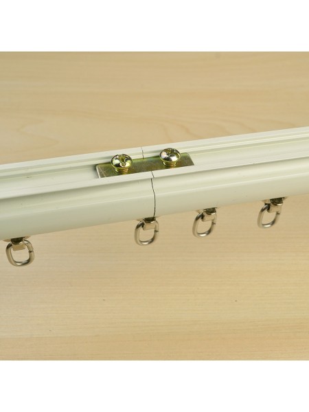 CHR7424 Ceiling & Wall Mount Triple Curtain Track Set with Valance Track