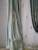 QYHL226F Silver Beach Embroidered Peony Faux Silk Custom Made Curtains For Living room