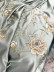 QYHL226FS Silver Beach Embroidered Peony Faux Silk  Fabric Samples(Color: Light Blue)