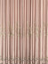 QYHL226F Silver Beach Embroidered Peony Faux Silk Custom Made Curtains For Living room