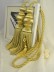 7 Colors QYM16 Faux Silk Curtain Tassel Tiebacks - Pair (Color: Gray in Yellow)